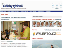 Tablet Screenshot of orlickytydenik.cz